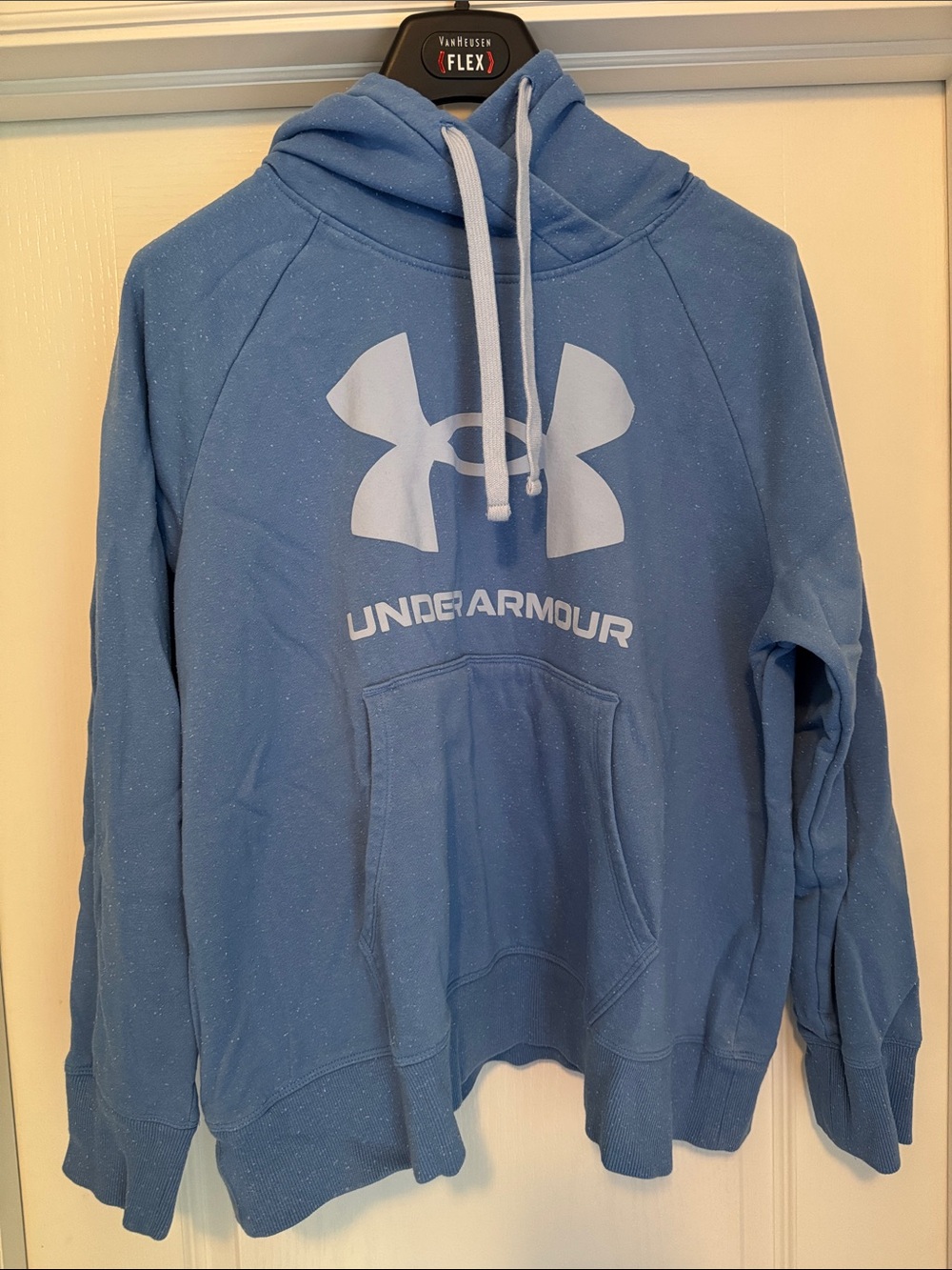 Under Armour Women’s Light Blue Pullover Hoodie with Logo